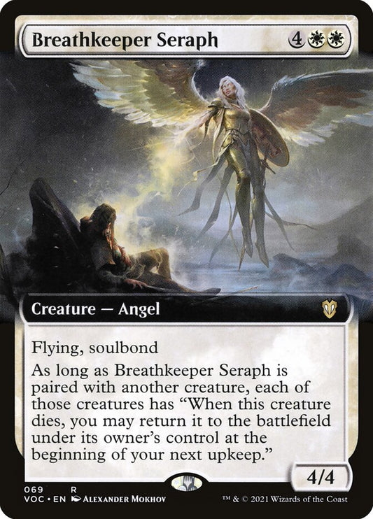 Breathkeeper Seraph (Extended Art): Crimson Vow Commander