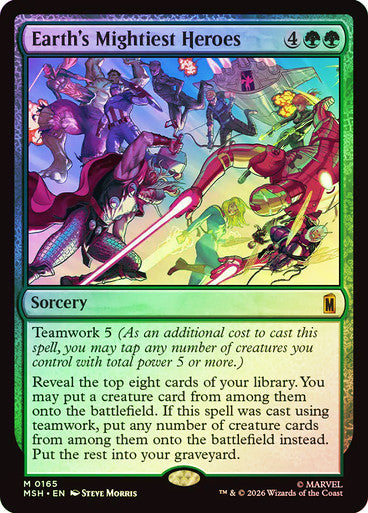 Earth's Mightiest Heroes - (Foil): Marvel Super Heroes