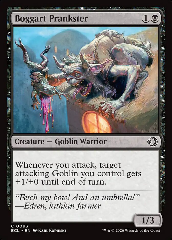Boggart Prankster - (Foil): Lorwyn Eclipsed