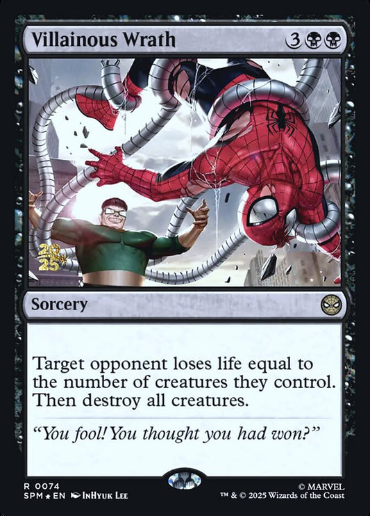 Villainous Wrath (Prerelease) (Marvel's Spider-Man) - (Foil): Marvel's Spider-Man Promos