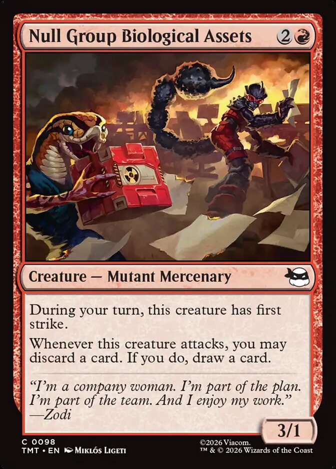 Null Group Biological Assets - (Foil): Teenage Mutant Ninja Turtles
