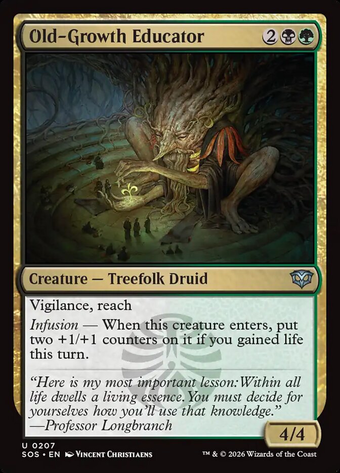 Old-Growth Educator - (Foil): Secrets of Strixhaven