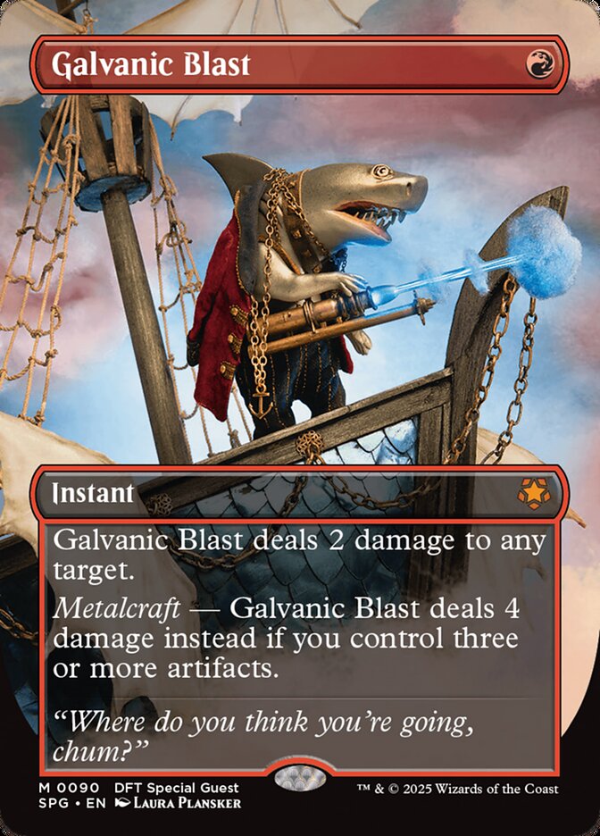 Galvanic Blast (Borderless) - (Foil): Special Guests