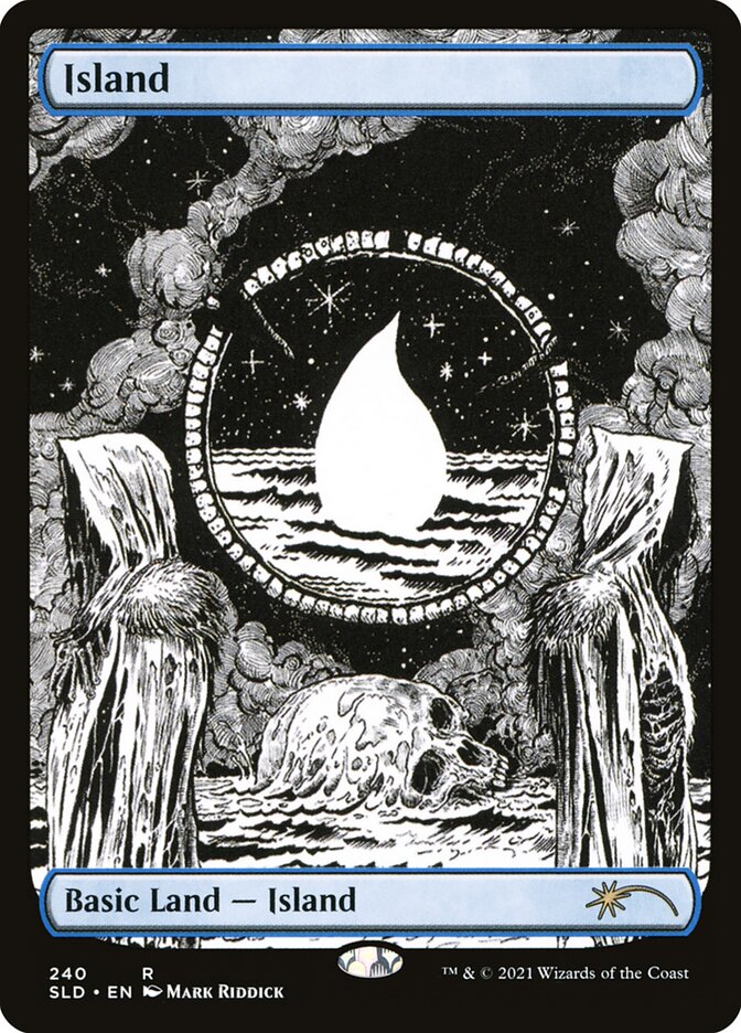 Island (Secret Lair) (#240) (Full Art): Secret Lair Drop