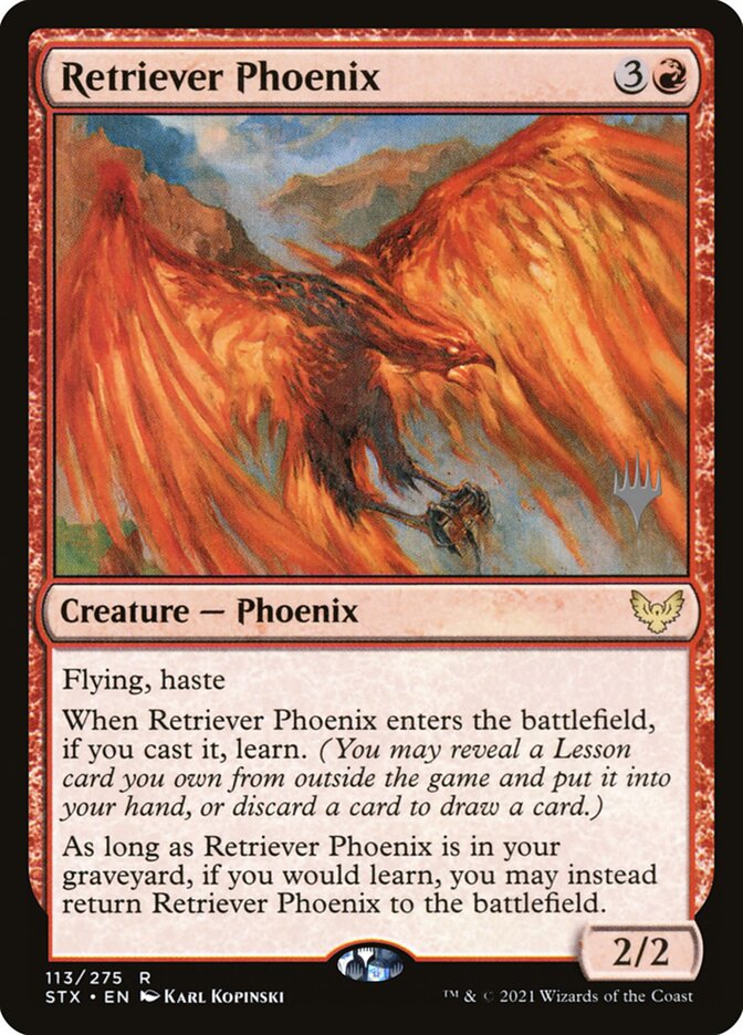 Retriever Phoenix (Promo Pack) (Strixhaven: School of Mages): Strixhaven: School of Mages Promos