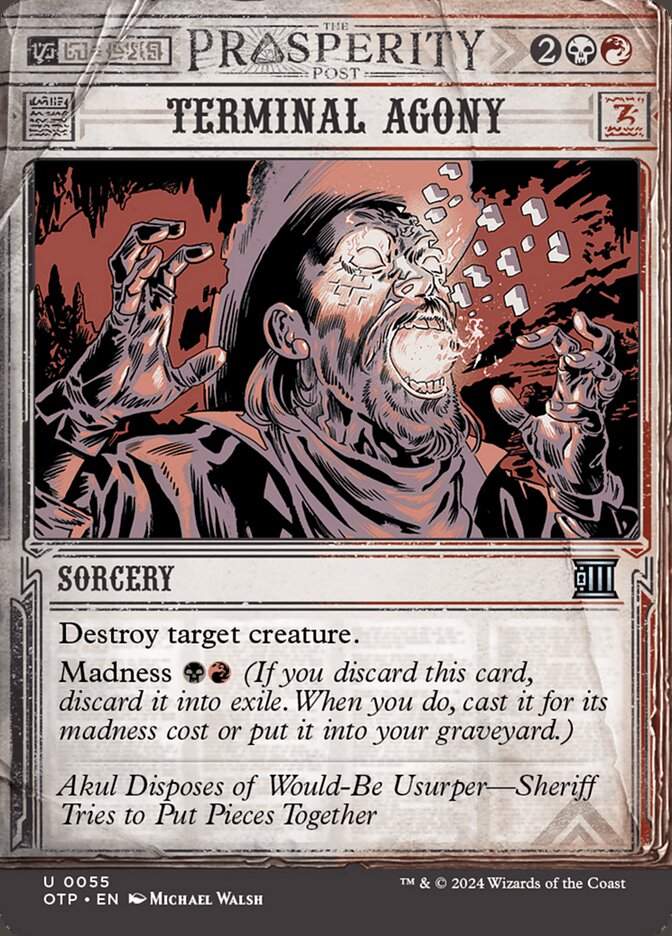 Terminal Agony - (Foil): Breaking News