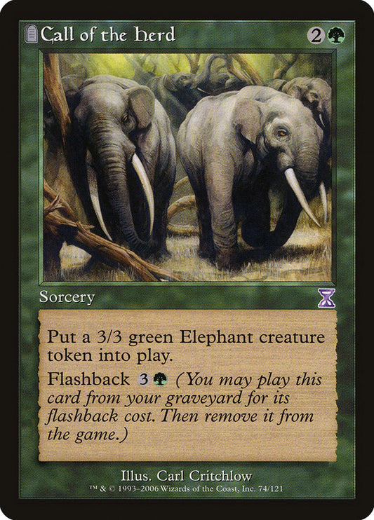 Call of the Herd - (Foil): Time Spiral Timeshifted