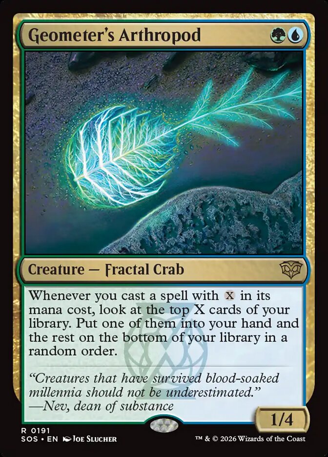 Geometer's Arthropod - (Foil): Secrets of Strixhaven