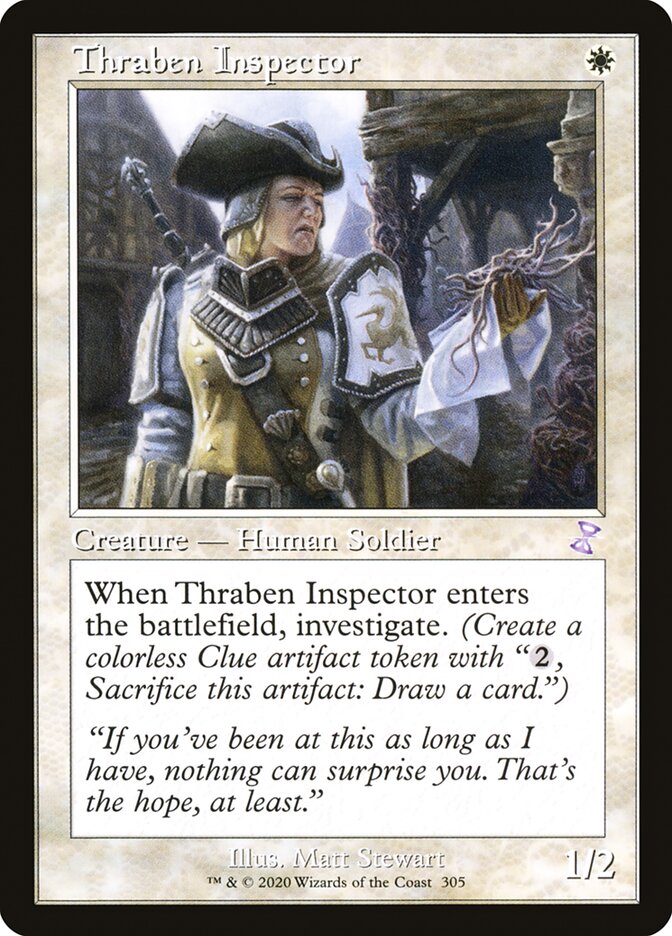 Thraben Inspector (Retro Frame): Time Spiral Remastered