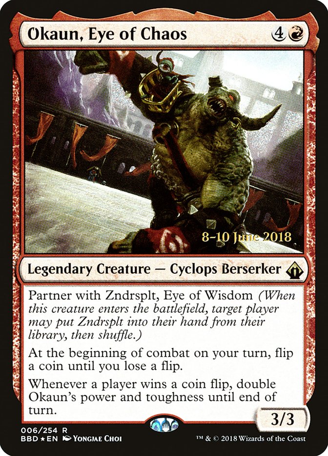 Okaun, Eye of Chaos - (Foil): Battlebond Promos