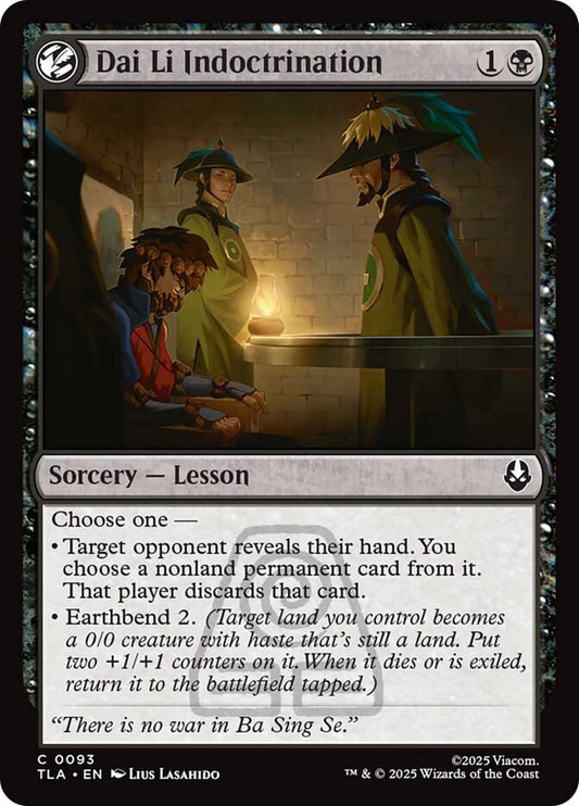 Dai Li Indoctrination - (Foil): Avatar: The Last Airbender