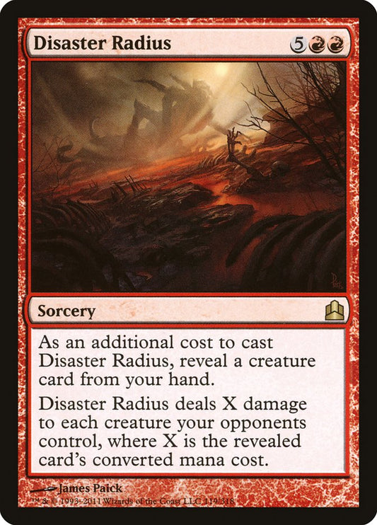 Disaster Radius: Commander 2011
