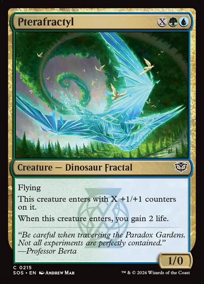 Pterafractyl - (Foil): Secrets of Strixhaven