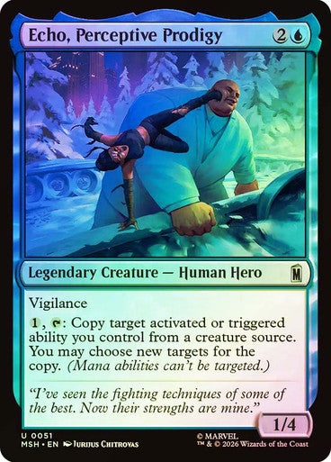 Echo, Perceptive Prodigy - (Foil): Marvel Super Heroes