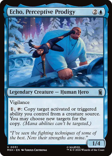 Echo, Perceptive Prodigy: Marvel Super Heroes
