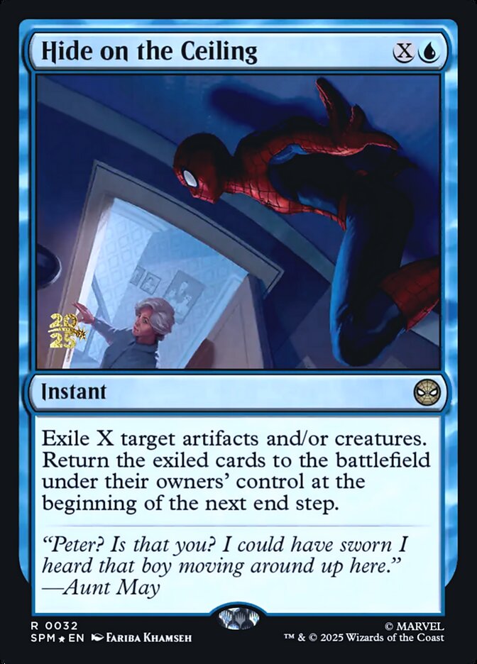 Hide on the Ceiling (Prerelease) (Marvel's Spider-Man) - (Foil): Marvel's Spider-Man Promos