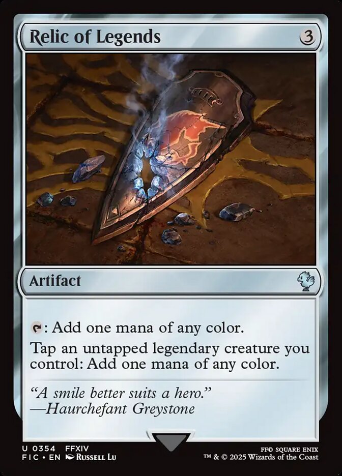Relic of Legends (Surge Foil) - (Foil): Final Fantasy Commander