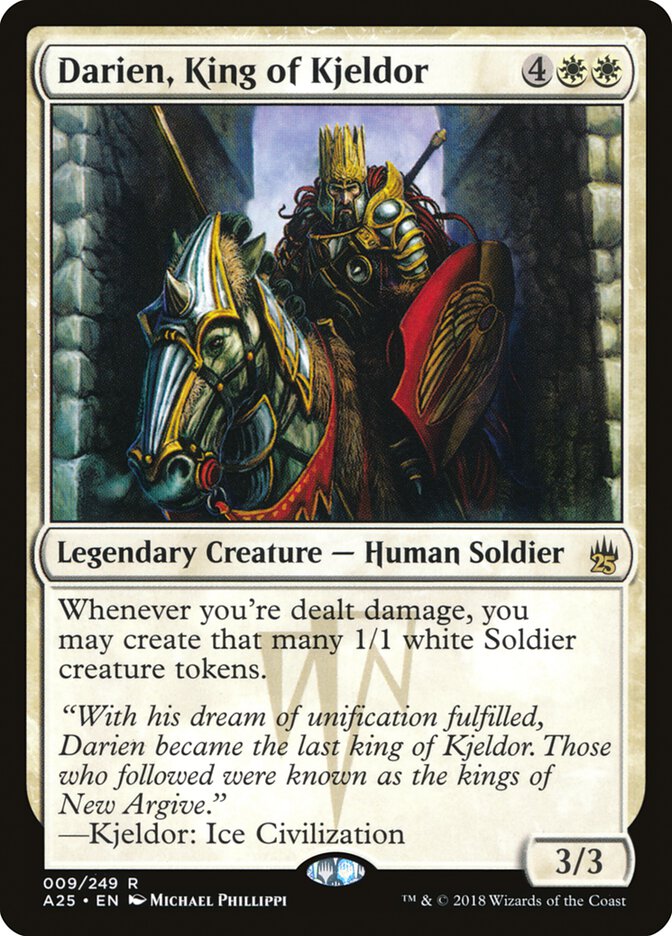 Darien, King of Kjeldor - (Foil): Masters 25