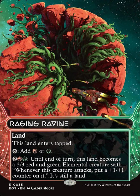 Raging Ravine (#035) (Borderless): Edge of Eternities: Stellar Sights