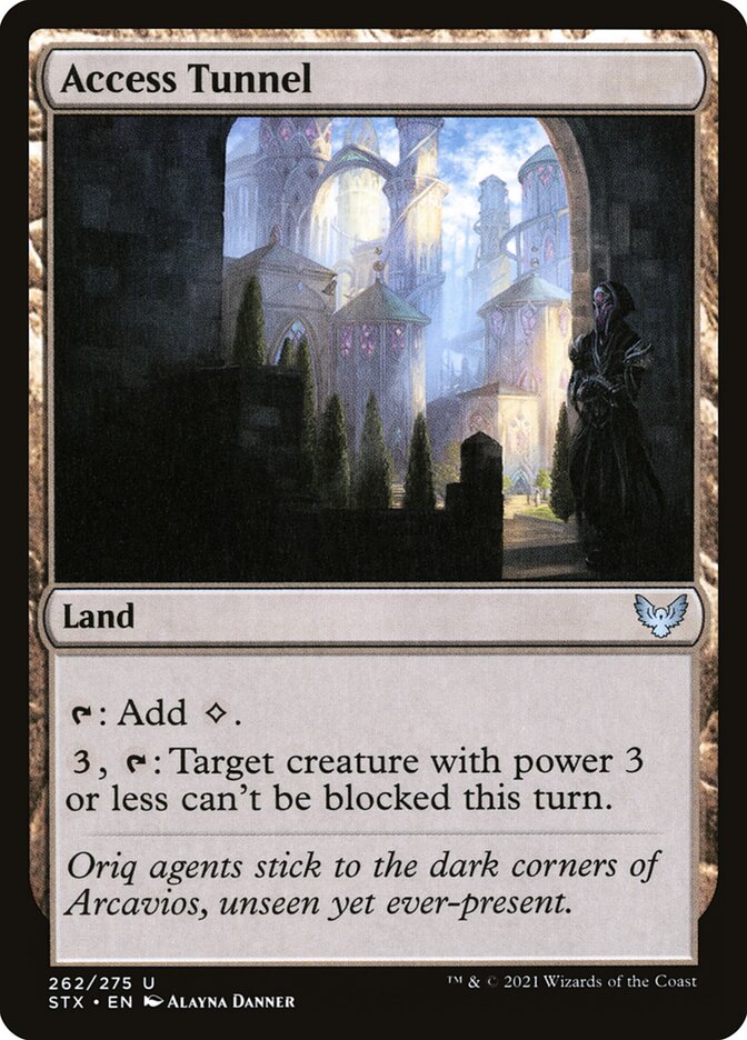 Access Tunnel - (Foil): Strixhaven: School of Mages