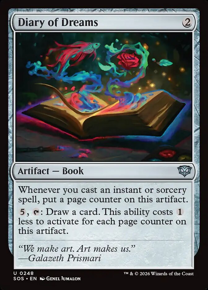 Diary of Dreams - (Foil): Secrets of Strixhaven