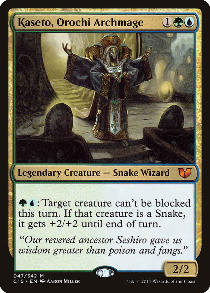 Kaseto, Orochi Archmage: Commander 2015