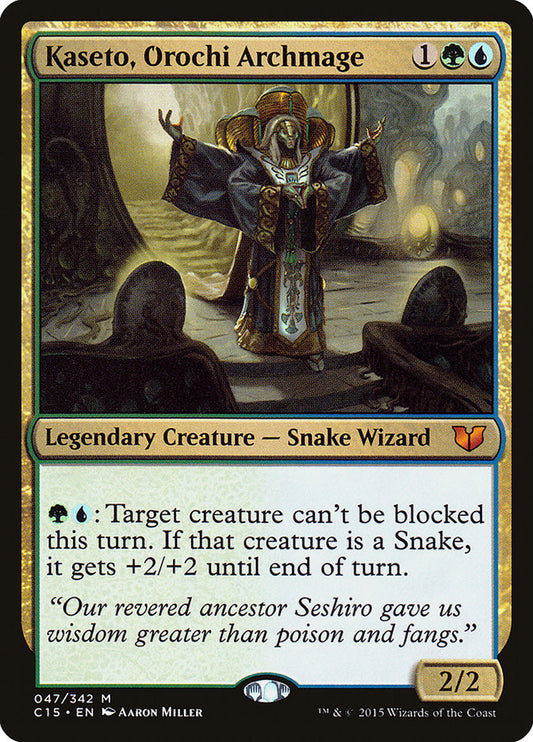 Kaseto, Orochi Archmage: Commander 2015