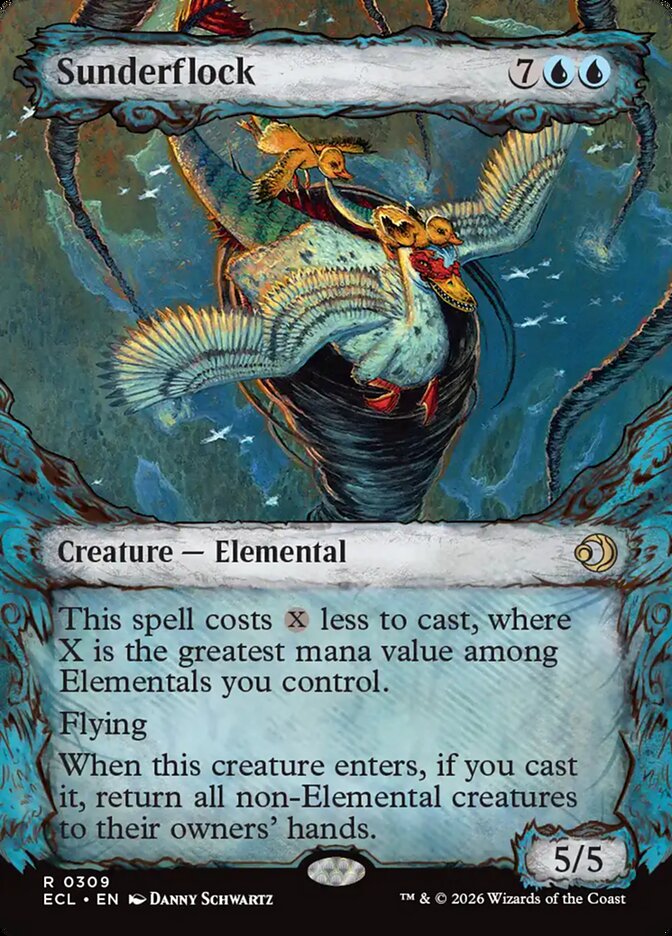 Sunderflock - (Foil): Lorwyn Eclipsed