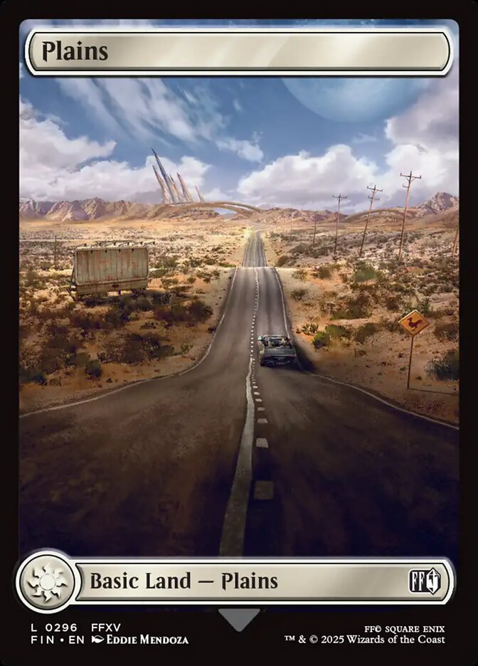 Plains (#296) (Full Art) - (Foil): Final Fantasy