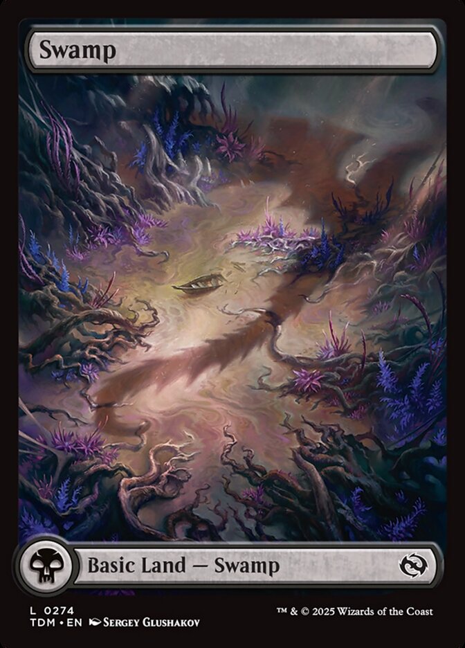 Swamp (#274) (Full Art): Tarkir: Dragonstorm