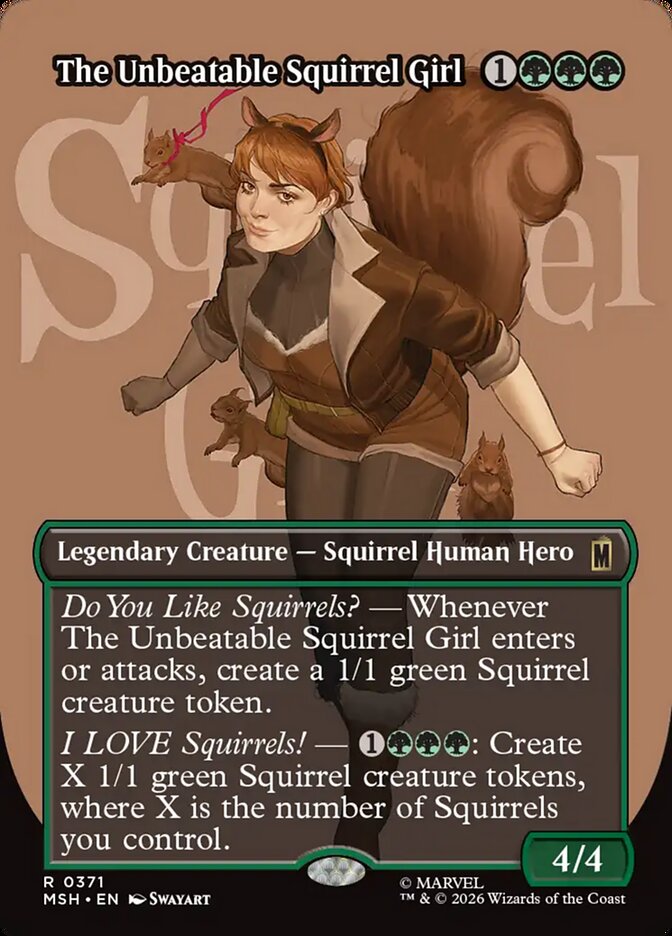 The Unbeatable Squirrel Girl (Borderless) (#371)