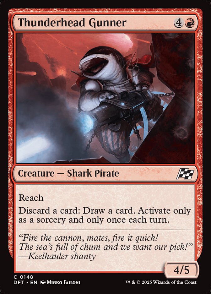 Thunderhead Gunner - (Foil): Aetherdrift