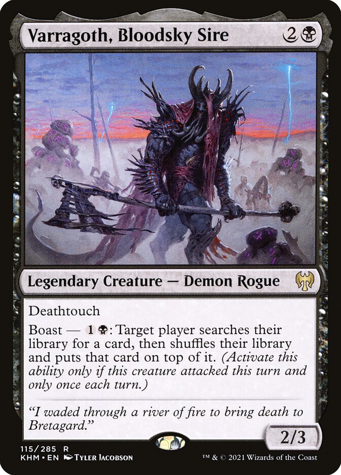 Varragoth, Bloodsky Sire - (Foil): Kaldheim
