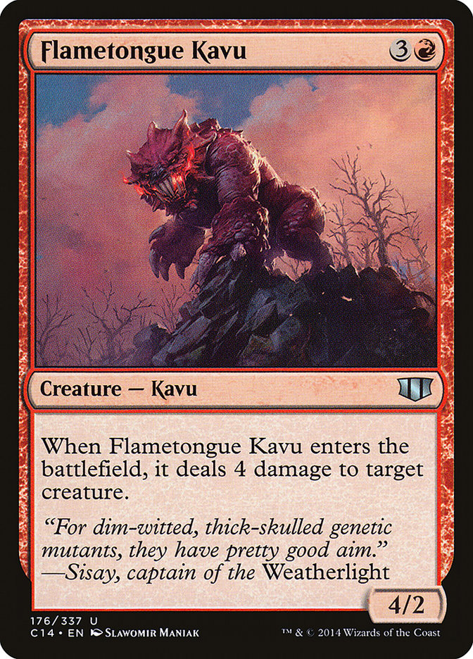 Flametongue Kavu: Commander 2014