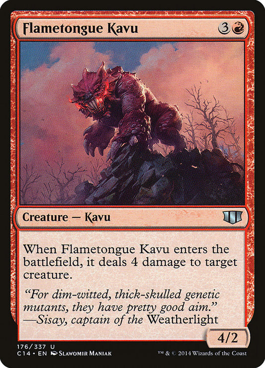Flametongue Kavu: Commander 2014