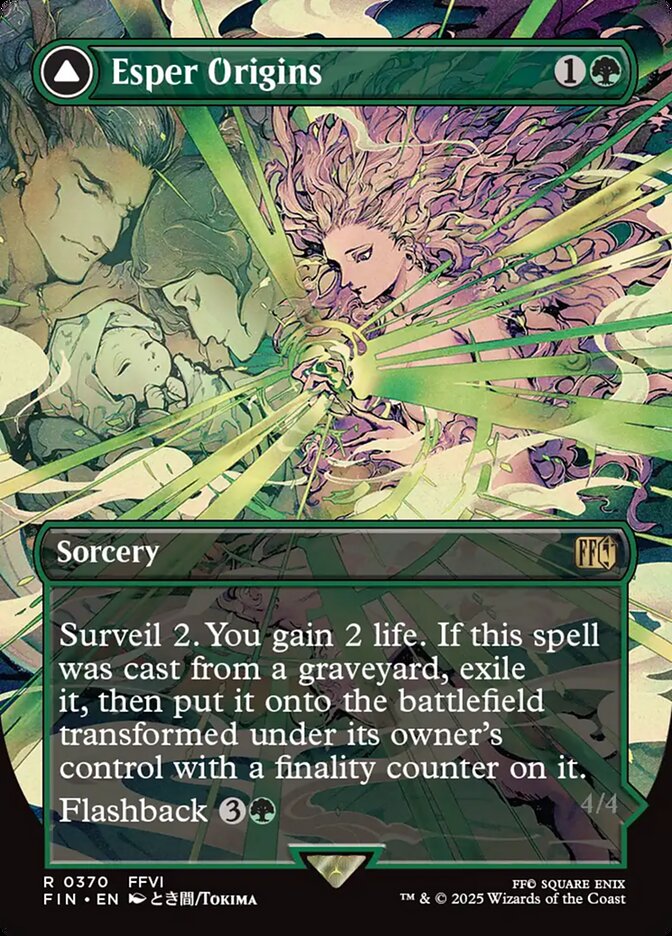 Esper Origins // Summon: Esper Maduin (Borderless) - (Foil): Final Fantasy