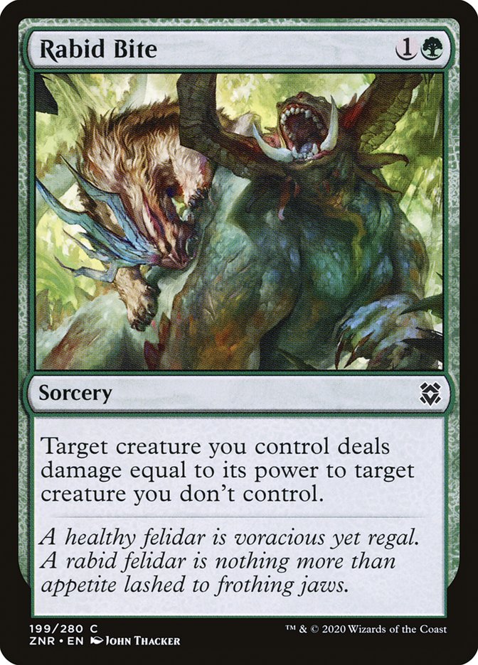 Rabid Bite: Zendikar Rising