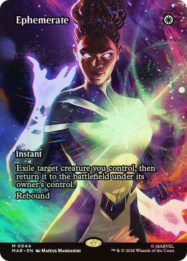 Ephemerate (Borderless) (#044) - (Foil): Marvel Universe