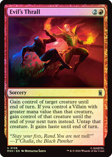 Evil's Thrall - (Foil): Marvel Super Heroes