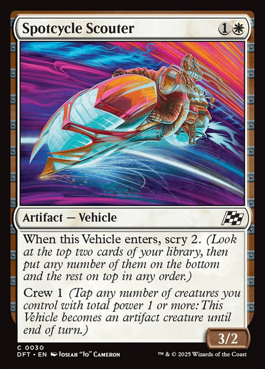 Spotcycle Scouter - (Foil): Aetherdrift