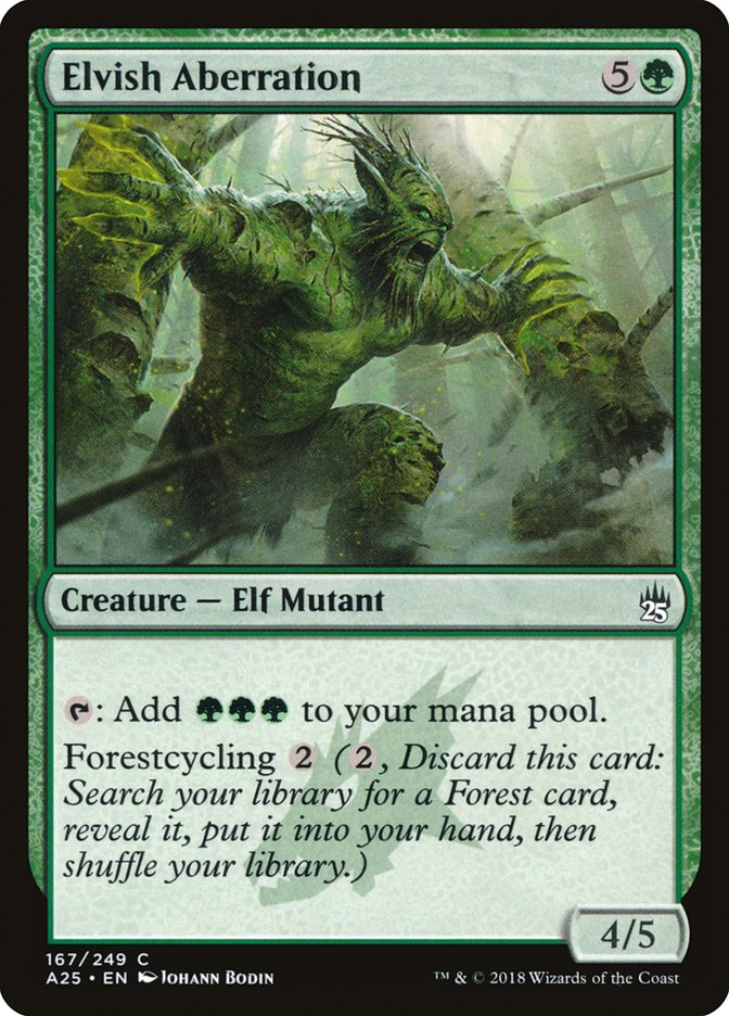 Elvish Aberration - (Foil): Masters 25