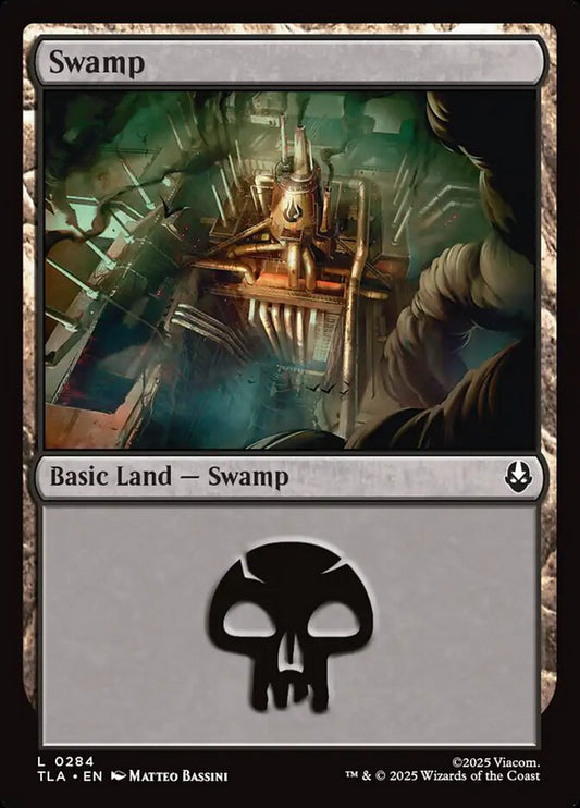 Swamp (#284) - (Foil): Avatar: The Last Airbender