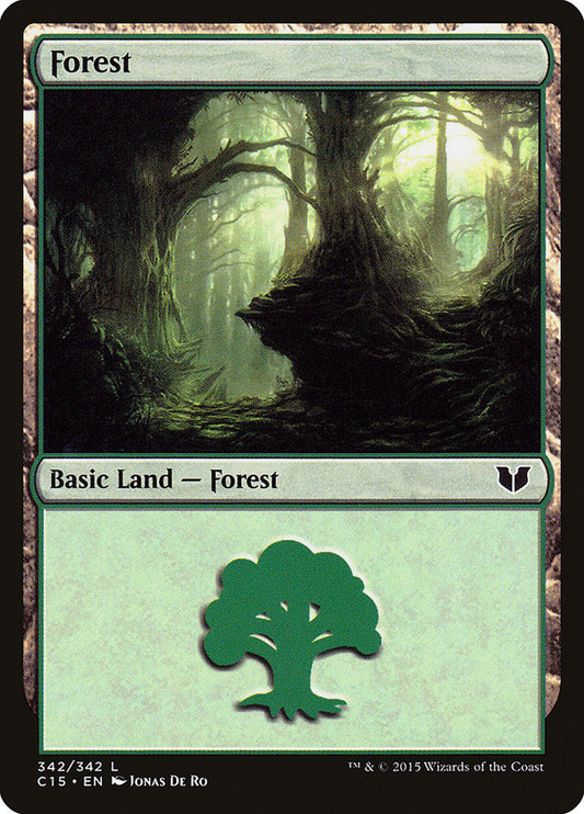 Forest (#342): Commander 2015