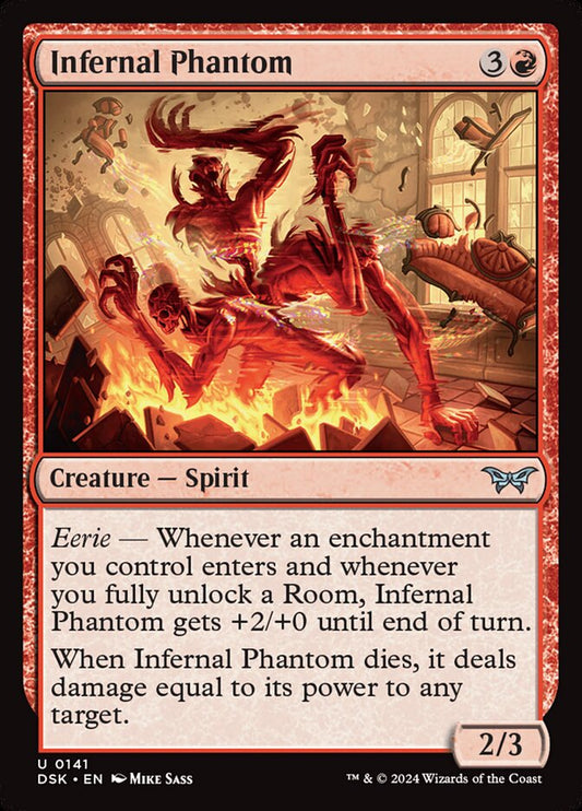 Infernal Phantom - (Foil): Duskmourn: House of Horror