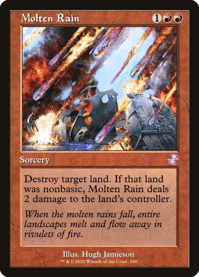 Molten Rain (Retro Frame): Time Spiral Remastered