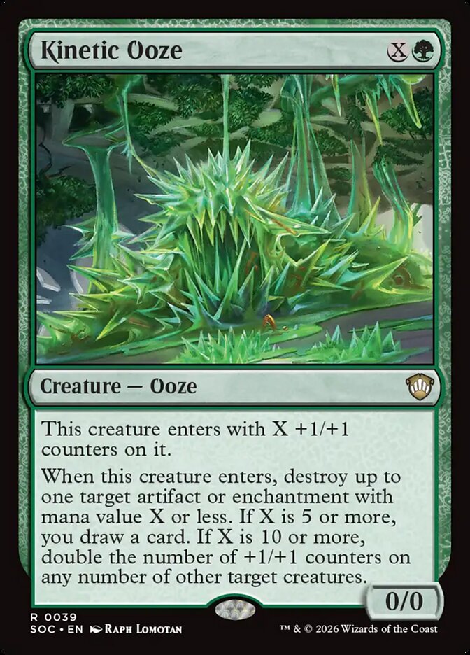 Kinetic Ooze: Secrets of Strixhaven Commander