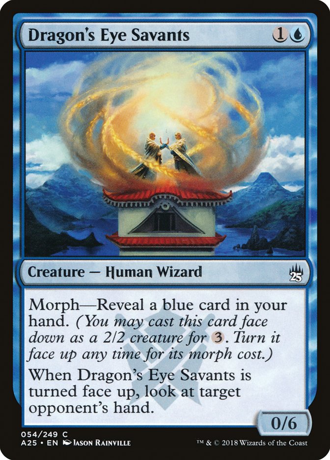 Dragon's Eye Savants - (Foil): Masters 25