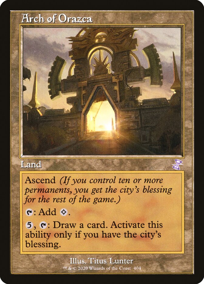 Arch of Orazca (Retro Frame) - (Foil): Time Spiral Remastered