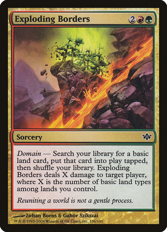 Exploding Borders - (Foil): Conflux