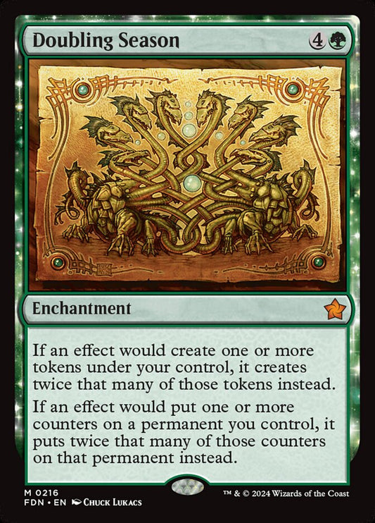 Doubling Season - (Foil): Foundations